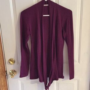 41 Hawthorn maroon/purple cardigan sweater (M)